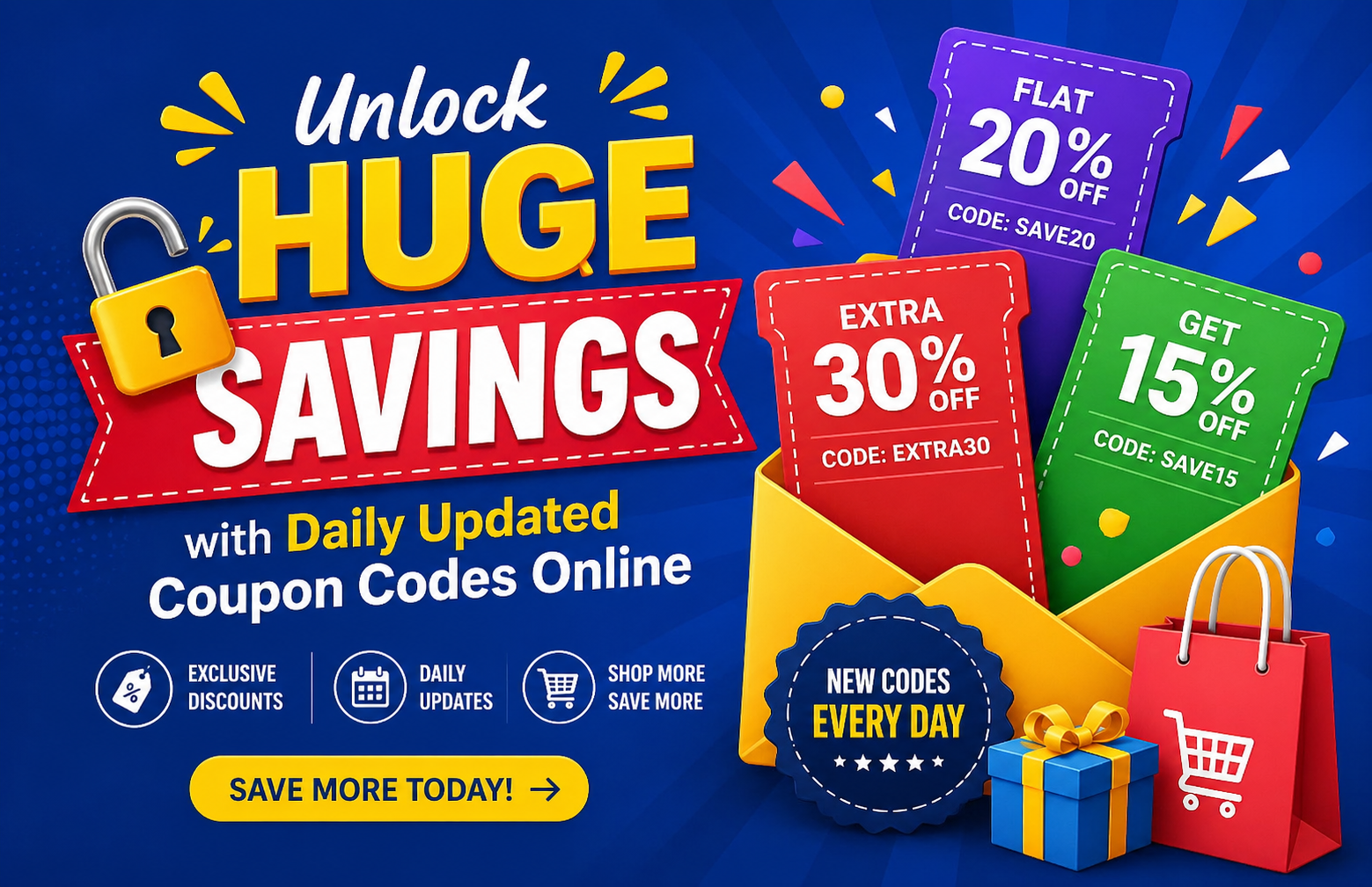Unlock Huge Savings with Daily Updated Coupon Codes Online