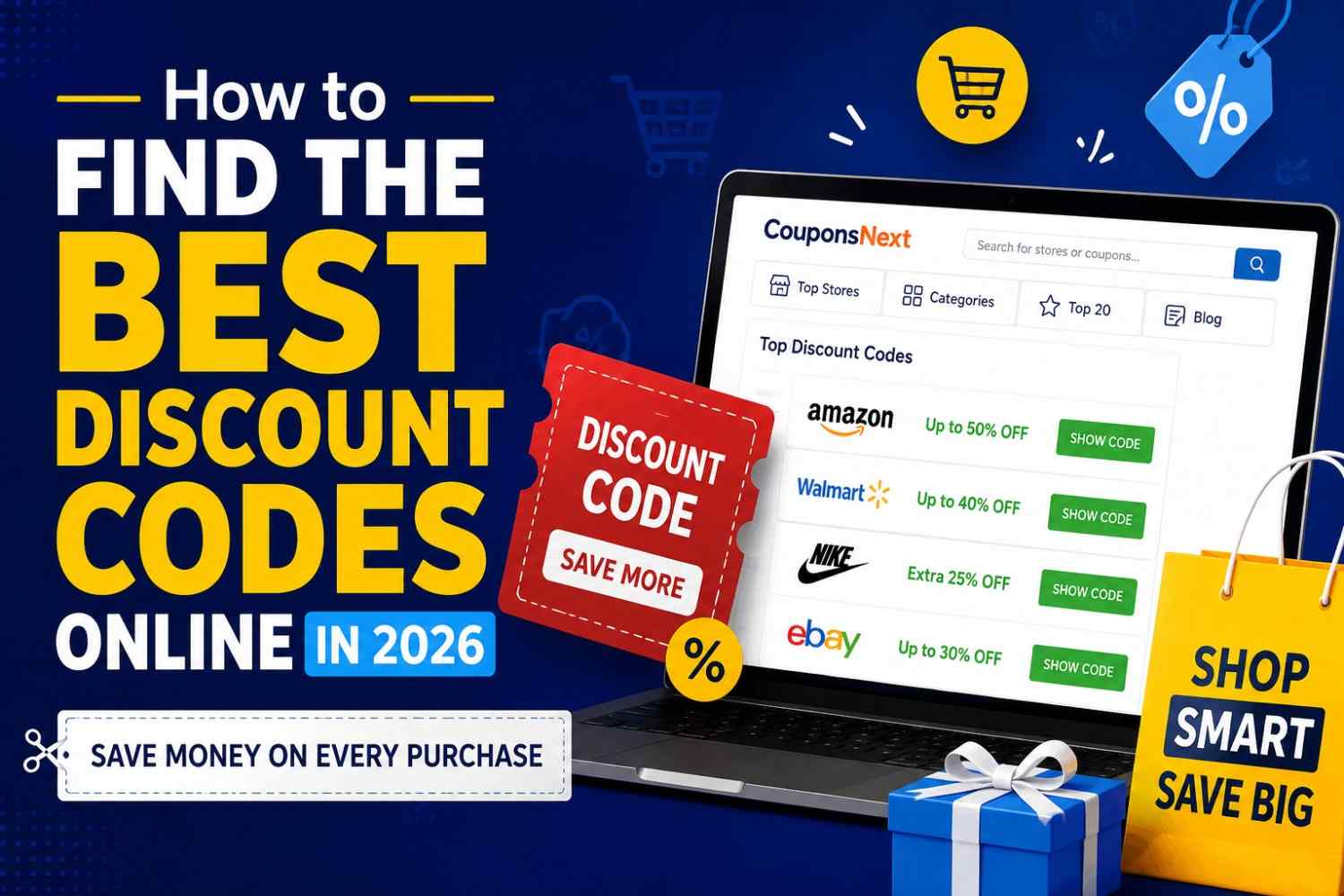 How to Find the Best Discount Codes Online in 2026 – Save Money on Every Purchase
